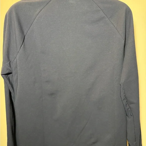 NWT RLX Ralph Lauren Mockneck Techy Terry French Navy Mens L Golf 1/2 Zip $188 - Picture 3 of 8